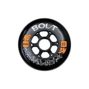 Inliner rollen k2 skates bolt 100 mm 85a 4 wheel pack black