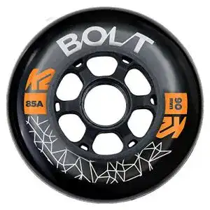 Inliner-Rollen - inliner rollen k2 skates bolt 90 mm 85a 4 wheel pack black