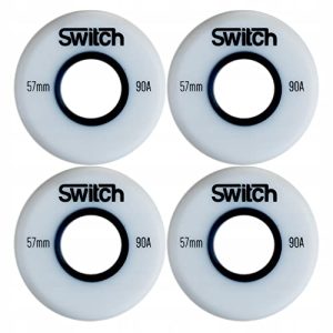 Inliner-Rollen Switch Boards Wheels for Inline Skates 57mm Weiß - inliner rollen switch boards wheels for inline skates 57mm weiss