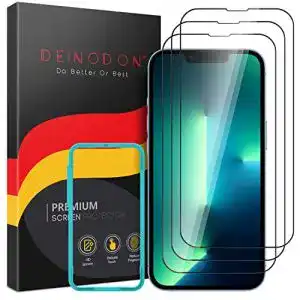Iphone 13 pro panzerglas deinodon 3 stueck full screen panzer