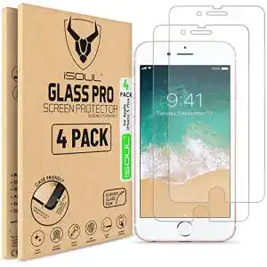 Iphone schutzfolie isoul 4 stueck panzerglasfolie