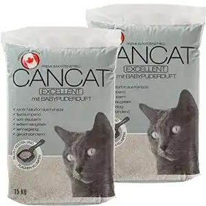 Katzen klumpstreu cancat 2x15 kg excellent kanadisch premium