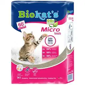 Katzen klumpstreu gimborn 615677 biokat micro fresh pe
