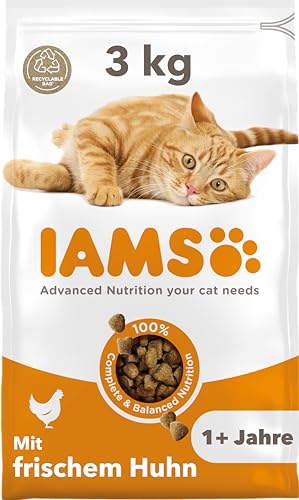 Katzen-Trockenfutter Iams Katzenfutter trocken mit Huhn