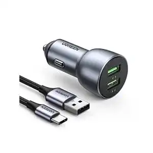 Kfz ladegeraet ugreen zigarettenanzuender usb qc 3 0