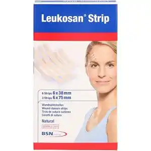 Klammerpflaster bsn medical leukosan strip natural 2 blatt
