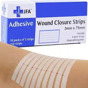Klammerpflaster jfa medical 250er set wundnahtstreifen strips