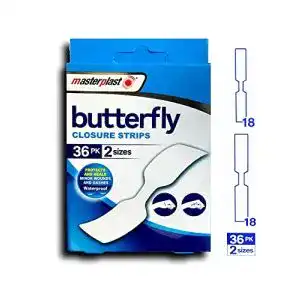 Klammerpflaster masterplast schmetterling wundnahtstreifen