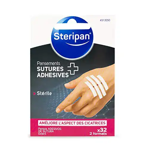 Klammerpflaster Steripan 32 Stück Wundverschluss