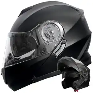 Klapphelm rallox motorradhelm 160 matt schwarz groesse xl