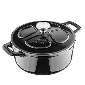 Kochtopf 24 cm navaris gusseisen topf gusseisen braeter
