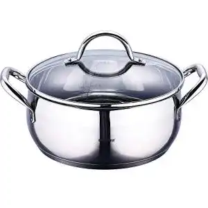 Kochtopf 8 liter bergner gourmet kochtopf mit glasdeckel 8 l