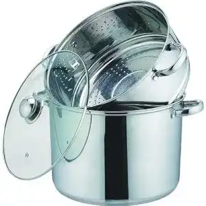 Kochtopf 8 liter kamberg 0008071 couscoustopf dampfgarer
