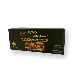 Kokos briketts crocs coco king crocodile kokosnuss kohle