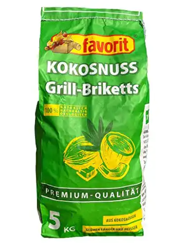 Kokosbriketts aus Kokosnuss für Grillgeräte in verschiedenen Größen