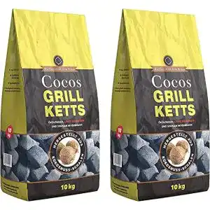 Kokos briketts holzkohlewerk lueneburg cocos grillketts premium