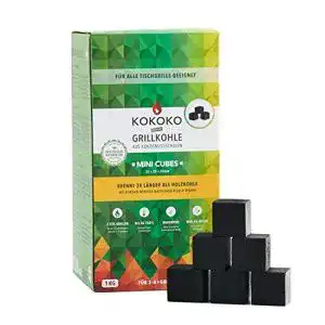 Kokos briketts mcbrikett kokoko mini cubes premium grillkohle