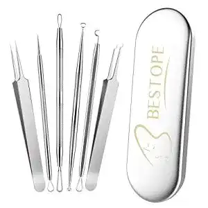 Komedonenquetscher bestope mitesserentferner set pinzetten
