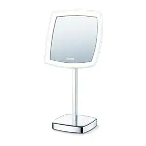 Kosmetikspiegel beurer bs 99 beleuchteter mit led licht standfuss