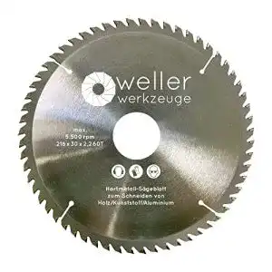 Kreissaegeblatt fuer aluminium wellerwerkzeuge profi hm