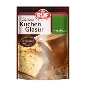 Kuchenglasur ruf kuchen glasur haselnuss im beutel