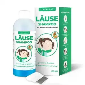 Laeuse shampoo silberkraft laeuseshampoo 100 ml m nissenkamm