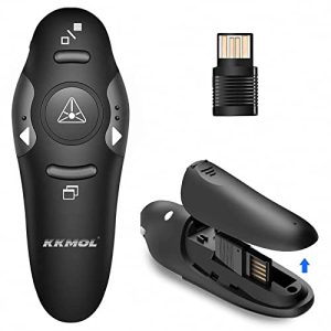 Laserpointer KKMOL Wireless Presenter Clicker, Drahtloser USB