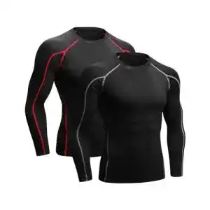 Laufshirt niksa 2er pack herren kompressionsshirt funktionsshirt