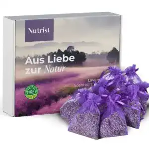 Lavendelsaeckchen nutrist 20x mit franzoesischem lavendel