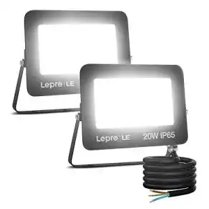 Led strahler lepro led strahler aussen 2 stueck 20w led fluter