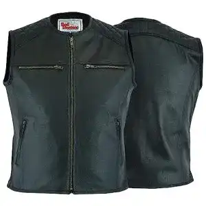 Lederkutte german wear motorrad kutte lederweste bikerweste