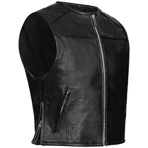 Lederkutte paulgos lederweste weste kutte leder biker rocker