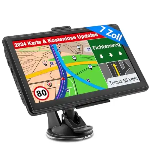 Lkw-Navigationsgerät Jimwey 7 Zoll für PKW und Lkw