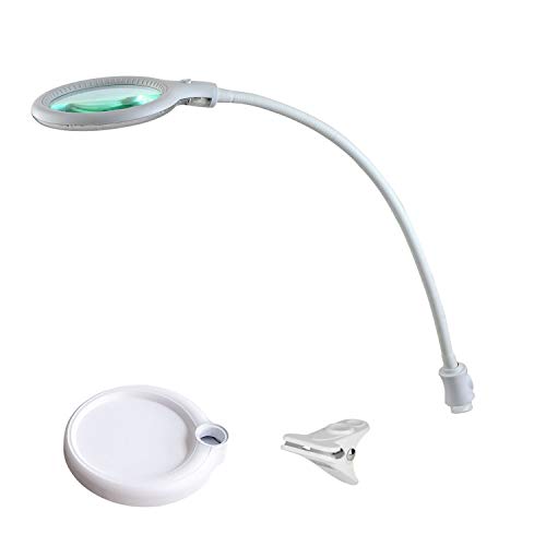 Lupenleuchte Lumeno 6803WS LED Klemmleuchte