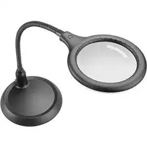 Lupenleuchte zhsx 5 fache lupe mit licht und stand faltbar