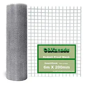 Maulwurfgitter cxanadu fugengitter metall rolle 20cm x 6m