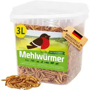 Mehlwuermer detox organica getrocknet 3l getrocknete