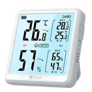 Min max thermometer doqaus thermometer hygrometer innen