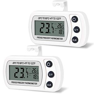 Min-Max-Thermometer Thlevel 2PCS Kühlschrank Thermometer