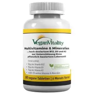 Mineralstoff vegan vitality vegan multivitamin tabletten