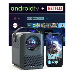 Mini beamer bluetooth etoe d2 pro beamer native 1080p fhd