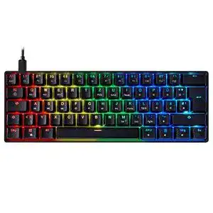 Mini gaming tastatur mizar mz60 luna mechanische rgb gaming