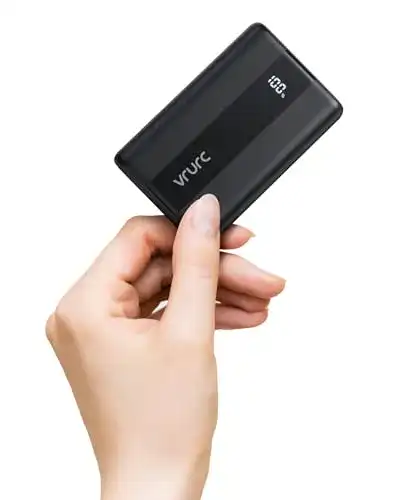 Mini Powerbank VRURC 10000mAh mit 20W Schnellladung und 3 Ausgängen