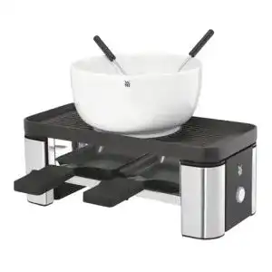 Mini raclette wmf kuechenminis raclette fuer zwei edelstahl