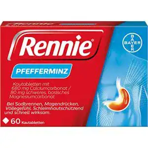 Mittel gegen sodbrennen rennie pfefferminz lindern sodbrennen