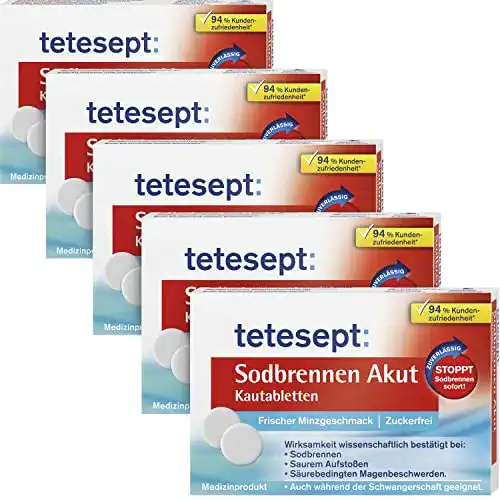 Tetesept Sodbrennen Akut Kautabletten Mittel gegen Sodbrennen
