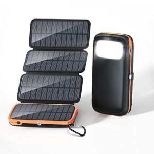 Mobile Solaranlage CONXWAN Solar Powerbank 26800mAh - mobile solaranlage conxwan solar powerbank 26800mah