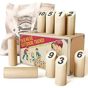 Moelkky agreatlife kubb wikingerschach wikinger schach holz
