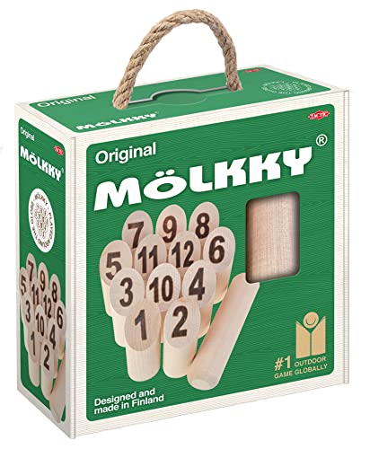 Mölkky Mölkky Tactic in cardboard box with handle, 2018 version