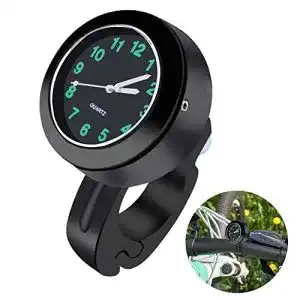 Motorrad uhr tulov motorraduhr schwarz durchmesser 22 25mm